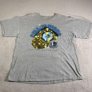 Dallas Mavericks Shirt Mens Large Gray NBA Basketball Gildan 2011 Champions‎